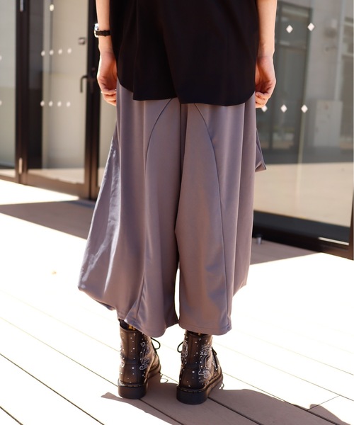 rovtski（ロフトスキー）の「ポリ変形ワイドパンツ（その他パンツ・レディース・ブラック/グレー/グリーン・FREE）」の9枚目の写真