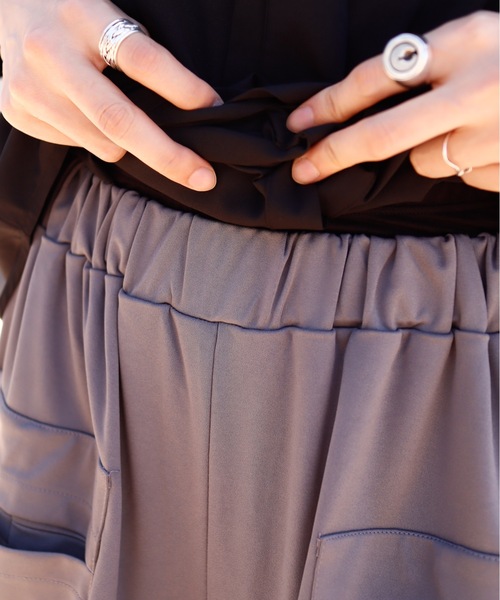 rovtski（ロフトスキー）の「ポリ変形ワイドパンツ（その他パンツ・レディース・ブラック/グレー/グリーン・FREE）」の13枚目の写真