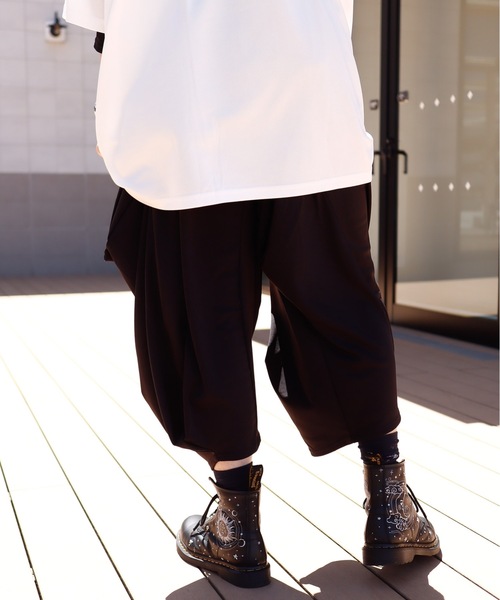 rovtski（ロフトスキー）の「ポリ変形ワイドパンツ（その他パンツ・レディース・ブラック/グレー/グリーン・FREE）」の6枚目の写真