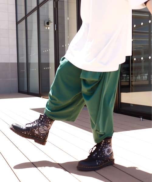 rovtski（ロフトスキー）の「ポリ変形ワイドパンツ（その他パンツ・レディース・ブラック/グレー/グリーン・FREE）」の7枚目の写真