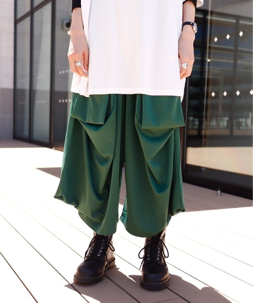 rovtski（ロフトスキー）の「ポリ変形ワイドパンツ（その他パンツ・レディース・ブラック/グレー/グリーン・FREE）」の19枚目の写真