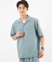 green label relaxing | ドライエステル オープンカラー シャツ -防シワ・吸水速乾-(シャツ/ブラウス)