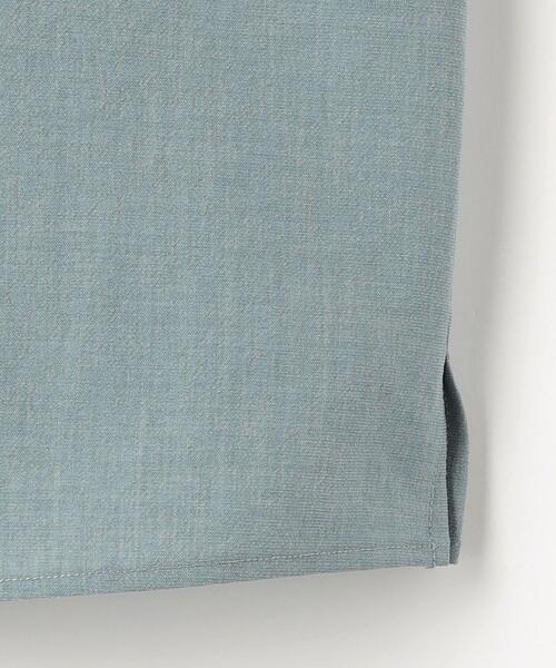 green label relaxing（グリーンレーベルリラクシング）の「ドライエステル オープンカラー シャツ -防シワ・吸水速乾-（シャツ/ブラウス・メンズ・ダークグリーン/ライトブルー/ベージュ・S/M/L/XL）」の10枚目の写真