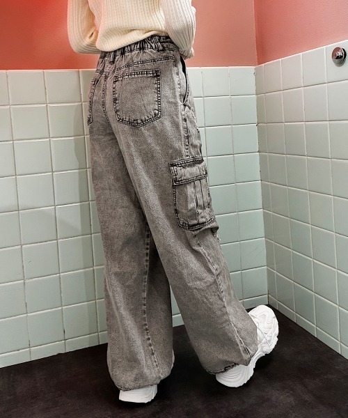 セール】カーゴデニムバギーパンツ（カーゴパンツ）｜PRIVATE BEACH