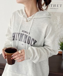 CLEA | カレッジロゴオーバーサイズフード付きパーカー(パーカー)