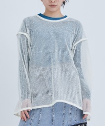 STUDIOUS | 【STUDIOUS/ステュディオス】オーバーサイズ2WAYメッシュプルオーバー(Tシャツ/カットソー)