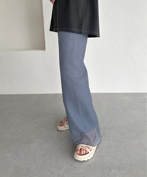 apres jour mignon（アプレジュールミニョン）の「クリンクルイージーパンツ【ZOZOTOWN限定アイテム】（その他パンツ・レディース・ブラウン系その他/ブルー/アイボリー/ブラック・SMALL/MEDIUM/X-LARGE）」の8枚目の写真