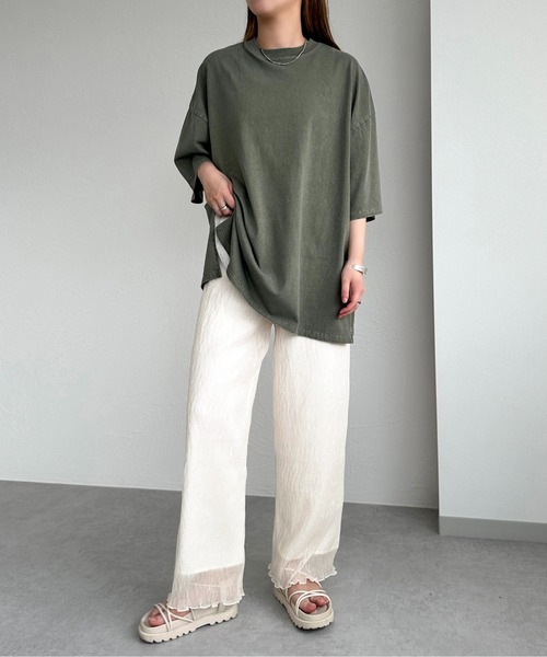 apres jour mignon（アプレジュールミニョン）の「クリンクルイージーパンツ【ZOZOTOWN限定アイテム】（その他パンツ・レディース・ブラウン系その他/ブルー/アイボリー/ブラック・SMALL/MEDIUM/X-LARGE）」の22枚目の写真