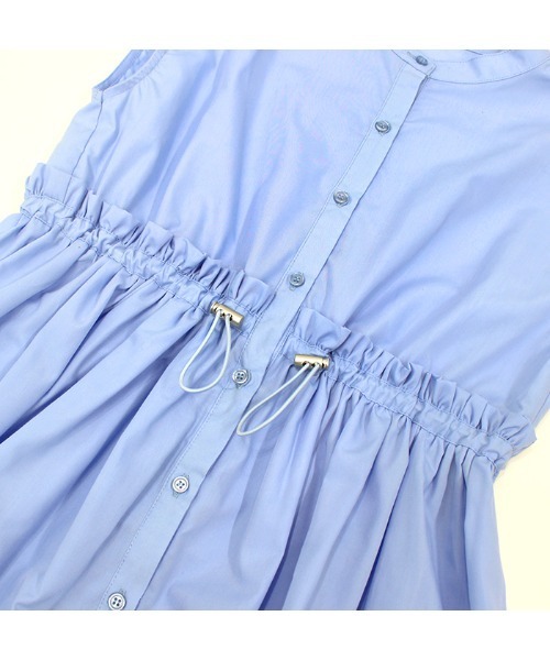 MODE ROBE（モードローブ）の「ウエストドロストノースリーブトップス（Tシャツ/カットソー・レディース・ホワイト/ブルー/ブラック・FREE）」の14枚目の写真