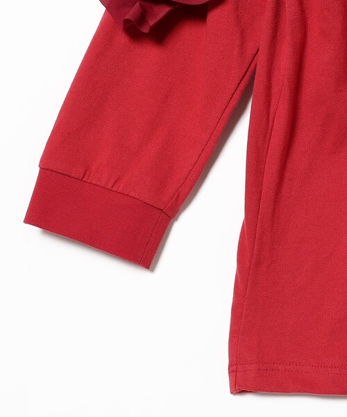 GO TO HOLLYWOOD（ゴートゥーハリウッド）の「GO TO HOLLYWOOD × B:MING by BEAMS / 別注 ナンバリング フットボール Tシャツ（Tシャツ/カットソー・レディース・レッド/ブラック系その他4・ONE SIZE）」の6枚目の写真