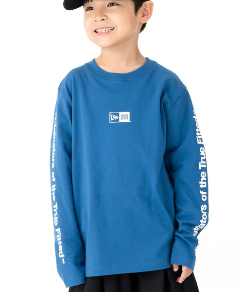 NEW ERA（ニューエラ）の「ニューエラキッズ 長袖Tシャツ 袖ロゴ ONSPOTZ別注（Tシャツ/カットソー・キッズ・ホワイト/ブラック/ベージュ/ストーン/ブラウン/ダークグレー/ブルー/ネイビー・130/160/150/140）」の8枚目の写真