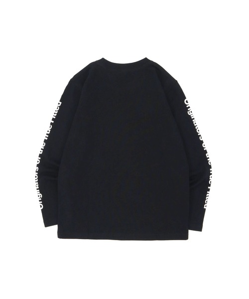 NEW ERA（ニューエラ）の「ニューエラキッズ 長袖Tシャツ 袖ロゴ ONSPOTZ別注（Tシャツ/カットソー・キッズ・ホワイト/ブラック/ベージュ/ストーン/ブラウン/ダークグレー/ブルー/ネイビー・130/160/150/140）」の15枚目の写真