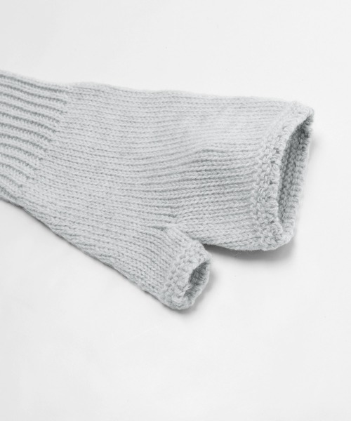 andme（アンドミー）の「ウール混アームウォーマー（アームカバー・レディース・グレー/ブラウン/ダークネイビー/オートミール・FREE）」の8枚目の写真