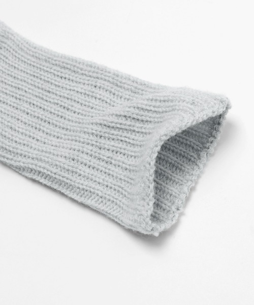 andme（アンドミー）の「ウール混アームウォーマー（アームカバー・レディース・グレー/ブラウン/ダークネイビー/オートミール・FREE）」の9枚目の写真