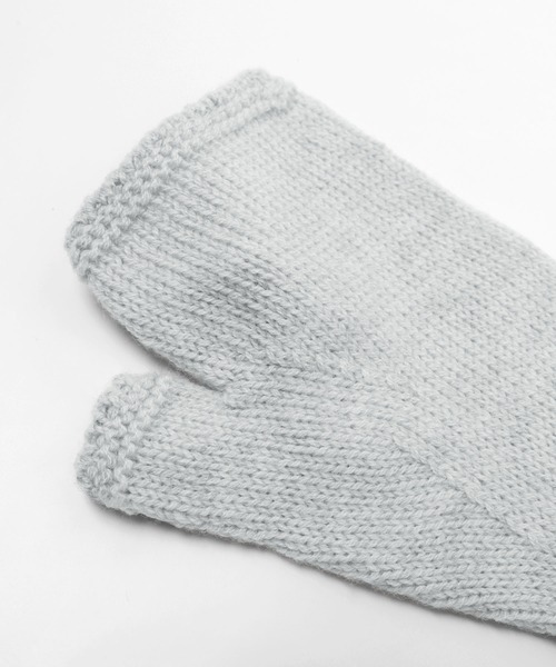 andme（アンドミー）の「ウール混アームウォーマー（アームカバー・レディース・グレー/ブラウン/ダークネイビー/オートミール・FREE）」の10枚目の写真