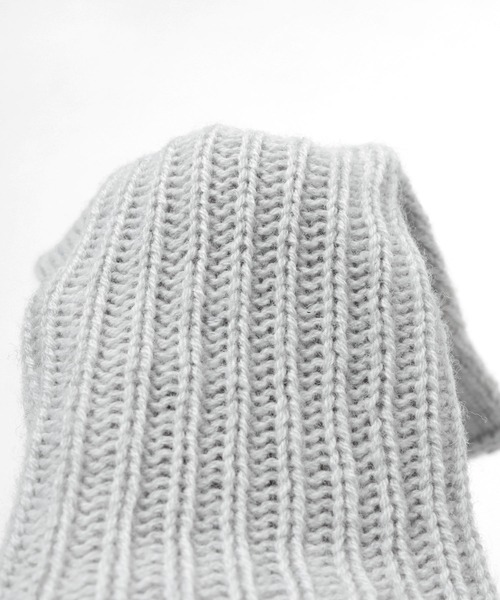 andme（アンドミー）の「ウール混アームウォーマー（アームカバー・レディース・グレー/ブラウン/ダークネイビー/オートミール・FREE）」の12枚目の写真