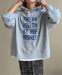 feepur by saya | 【sayaコラボ】アソートロゴビッグパーカー(パーカー)