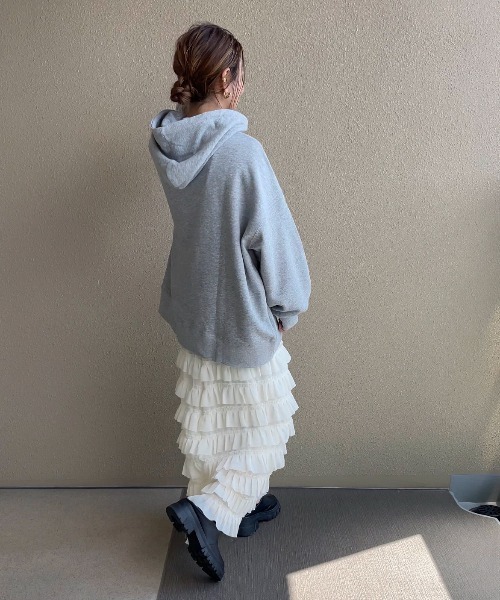 feepur by saya（フェピュールバイサヤ）の「アソートロゴビッグパーカー（パーカー・レディース・ブラック/チャコールグレー/オフホワイト/杢グレー・MEDIUM）」の22枚目の写真