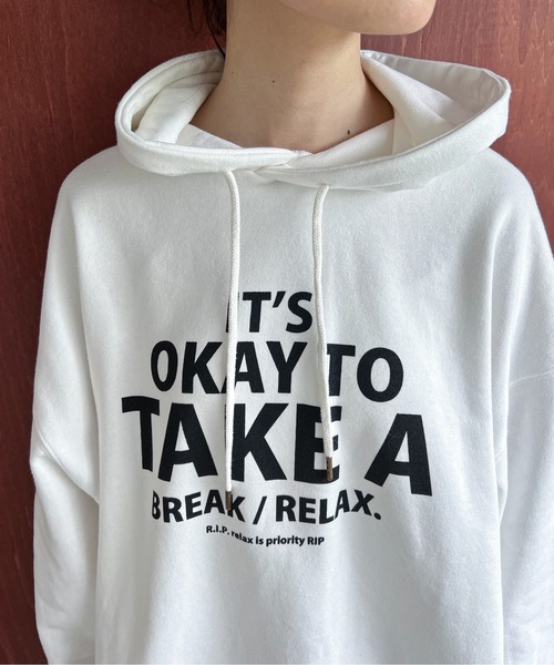 feepur by saya（フェピュールバイサヤ）の「アソートロゴビッグパーカー（パーカー・レディース・ブラック/チャコールグレー/オフホワイト/杢グレー・MEDIUM）」の12枚目の写真