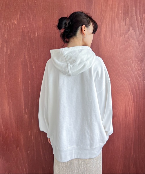 feepur by saya（フェピュールバイサヤ）の「アソートロゴビッグパーカー（パーカー・レディース・ブラック/チャコールグレー/オフホワイト/杢グレー・MEDIUM）」の11枚目の写真