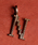 GILDiMhj́uGILD Mh / Digital studs inicial charm fW^ X^bY CjV `[ / G151-PE04-GoldilbNXjvbN