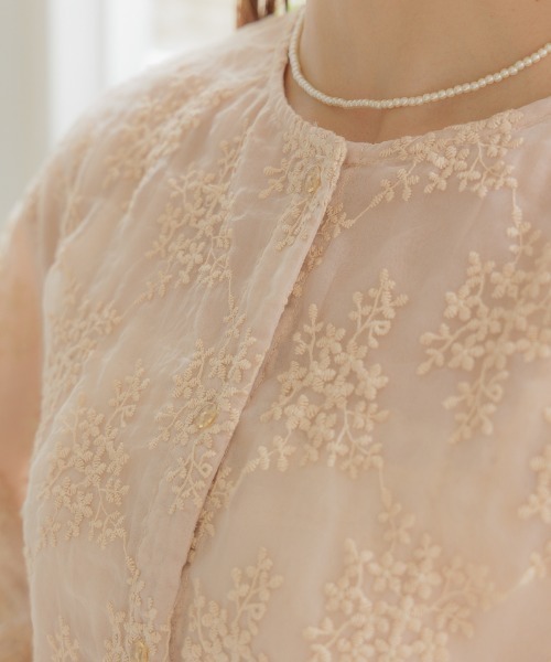 flower(フラワー)の「ブーケバルーンブラウス(シャツ/ブラウス・レディース・ベージュ/パープル/アイボリー・FREE)」の10枚目の写真