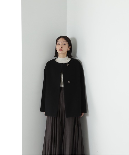 NATURAL BEAUTY BASIC（ナチュラルビューティーベーシック）の「◇ＦＯＸ混ジェントリーニットシリーズ（ニット/セーター・レディース・ベージュ/オフホワイト/ライトグリーン/ピンク・FREE）」の15枚目の写真