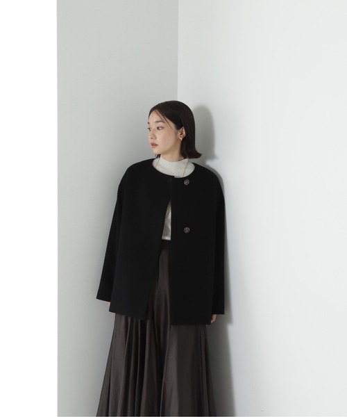 NATURAL BEAUTY BASIC（ナチュラルビューティーベーシック）の「◇ＦＯＸ混ジェントリーニットシリーズ（ニット/セーター・レディース・ベージュ/オフホワイト/ライトグリーン/ピンク・FREE）」の16枚目の写真