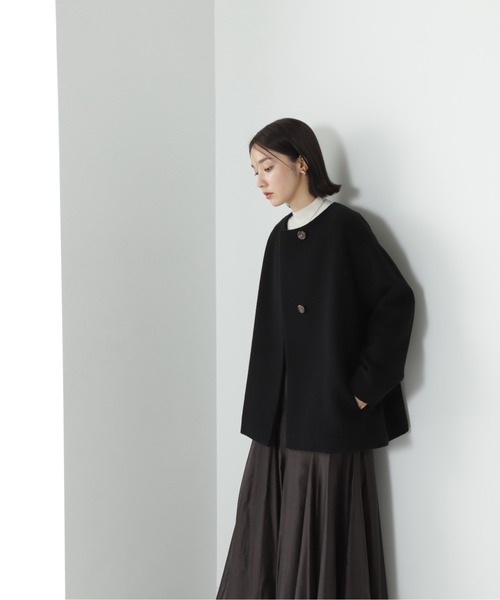 NATURAL BEAUTY BASIC（ナチュラルビューティーベーシック）の「◇ＦＯＸ混ジェントリーニットシリーズ（ニット/セーター・レディース・ベージュ/オフホワイト/ライトグリーン/ピンク・FREE）」の18枚目の写真