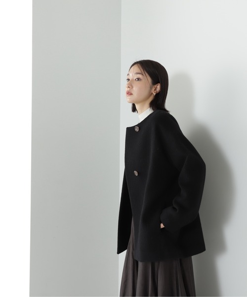 NATURAL BEAUTY BASIC（ナチュラルビューティーベーシック）の「◇ＦＯＸ混ジェントリーニットシリーズ（ニット/セーター・レディース・ベージュ/オフホワイト/ライトグリーン/ピンク・FREE）」の22枚目の写真