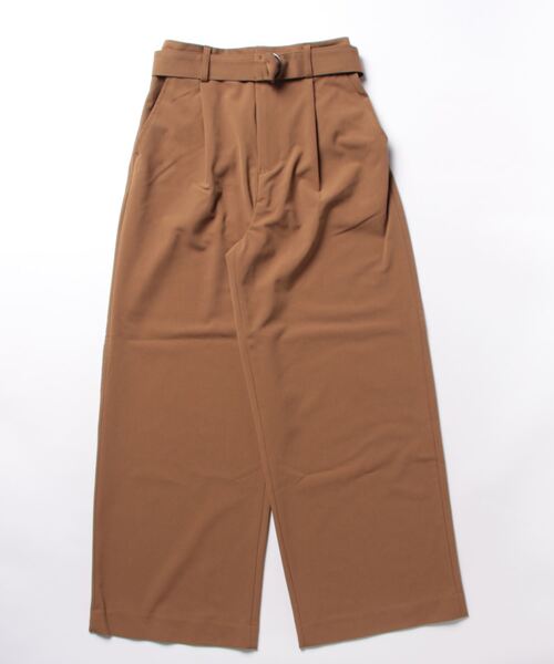 LOWRYS FARM（ローリーズファーム）の「ＴＲベルトツキタックワイドパンツ　 971228（その他パンツ・レディース・アイボリー/グレー/ベージュ・MEDIUM/LARGE）」の2枚目の写真