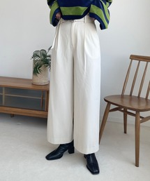 LOWRYS FARM | ＴＲベルトツキタックワイドパンツ　 971228(その他パンツ)