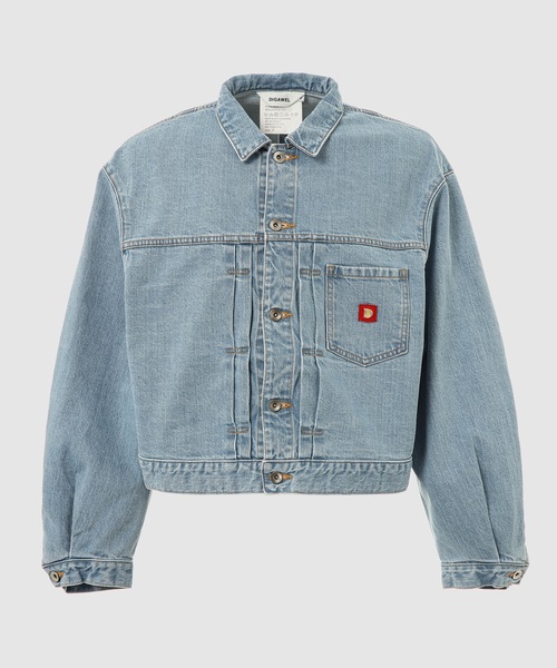 DIGAWEL(ディガウェル)の「Jean jacket (1st)(ブルゾン・メンズ・サックスブルー/ブルー・FREE)」の2枚目の写真