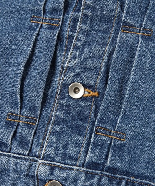 DIGAWEL(ディガウェル)の「Jean jacket (1st)(ブルゾン・メンズ・サックスブルー/ブルー・FREE)」の14枚目の写真