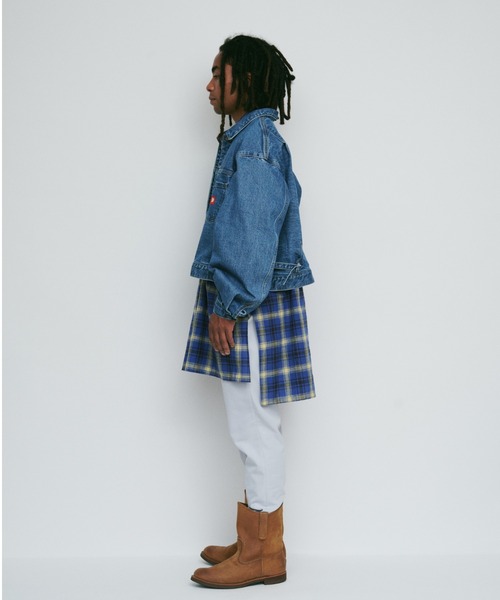 DIGAWEL(ディガウェル)の「Jean jacket (1st)(ブルゾン・メンズ・サックスブルー/ブルー・FREE)」の4枚目の写真