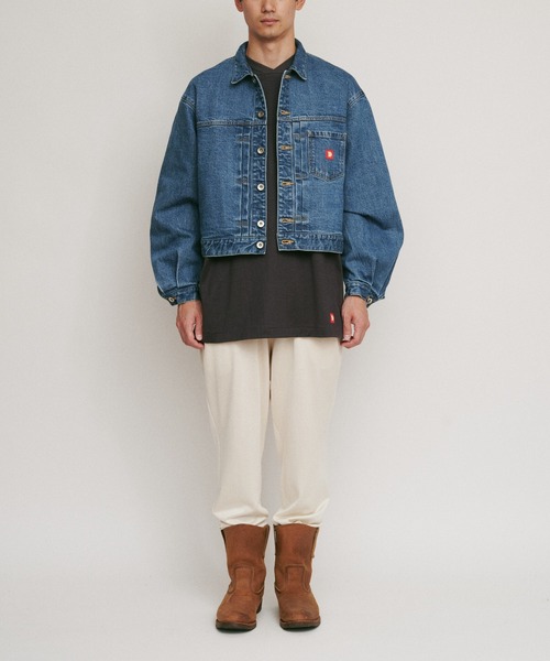 DIGAWEL(ディガウェル)の「Jean jacket (1st)(ブルゾン・メンズ・サックスブルー/ブルー・FREE)」の5枚目の写真
