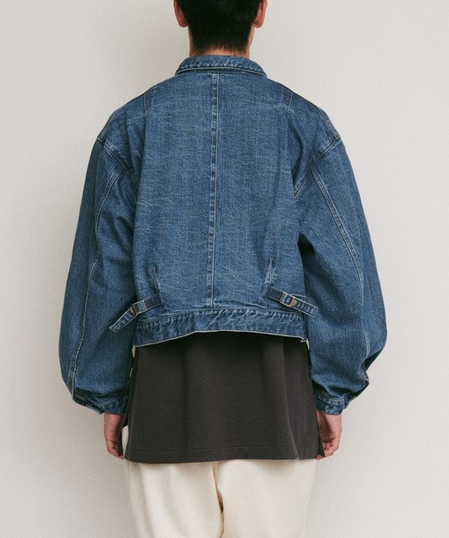 DIGAWEL(ディガウェル)の「Jean jacket (1st)(ブルゾン・メンズ・サックスブルー/ブルー・FREE)」の9枚目の写真