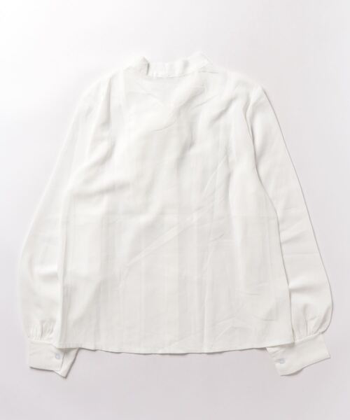 urge:(アージコロン )の「【URGE:】パール ビジュー付き リボンブラウス(シャツ/ブラウス・レディース・ホワイト・LARGE/MEDIUM)」の5枚目の写真
