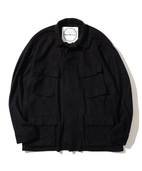B:MING by BEAMS(ビーミングバイビームス)の「BURLAP OUTFITTER / Fleece B.D.U Jacket(ミリタリージャケット・メンズ・ブラック・SMALL/MEDIUM)」の12枚目の写真