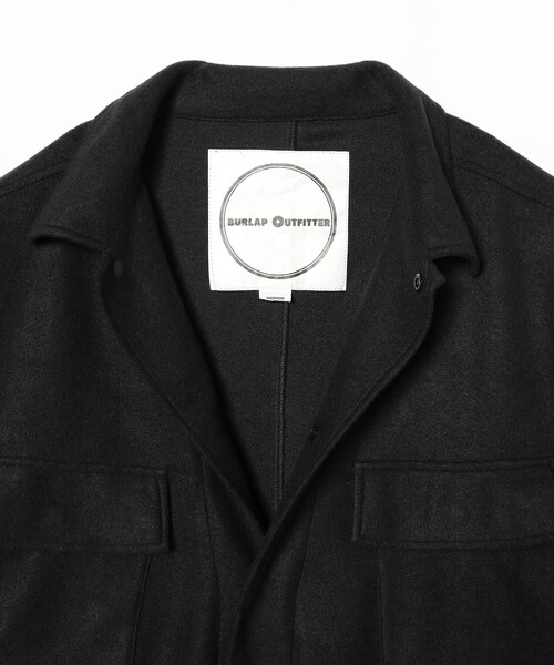 B:MING by BEAMS(ビーミングバイビームス)の「BURLAP OUTFITTER / Fleece B.D.U Jacket(ミリタリージャケット・メンズ・ブラック・SMALL/MEDIUM)」の10枚目の写真