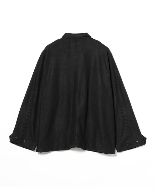 B:MING by BEAMS(ビーミングバイビームス)の「BURLAP OUTFITTER / Fleece B.D.U Jacket(ミリタリージャケット・メンズ・ブラック・SMALL/MEDIUM)」の6枚目の写真