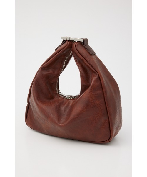 SLY（スライ）の「2WAY BUCKLE HANDLE BAG 2ウェイ バックル ハンドル バッグ ハンドバッグ（ハンドバッグ・レディース・ブラック/ブラウン・FREE）」の3枚目の写真