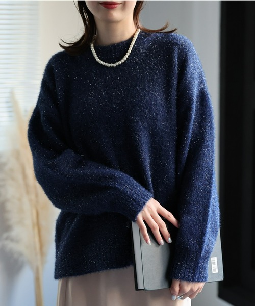daiさま専用！【美品】08sircus08サーカス◆フィルムラメメランジニット daiさま専用！【美品】08sircus08サーカス◇フィルムラメ