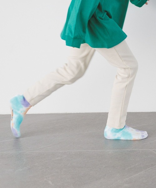 BAYFLOW（ベイフロー）の「【累計販売数10000点突破!!】のびのびストレッチフライスパンツ(KIDS)（その他パンツ・キッズ・ブルー/カーキ/ラベンダー/ブラック/グレー/マスタード/ネイビー/モカ/アイボリー/ミント・120cm/100cm/130cm/140cm/110cm）」の5枚目の写真