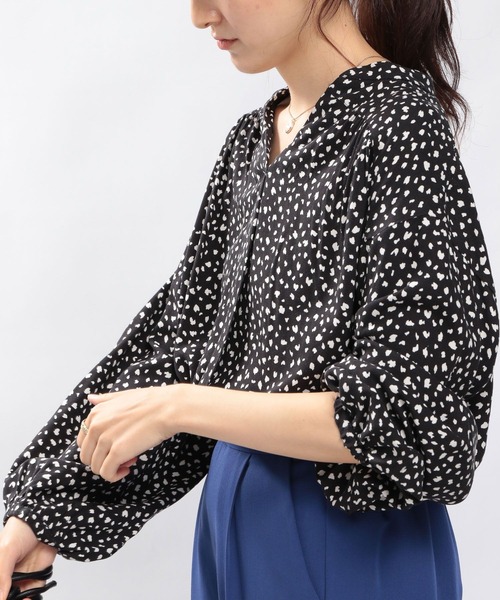 GLOBAL WORK Smile Seed Store(グローバルワーク スマイルシードストア)の「レーヨンスキッパーブラウス/965458(シャツ/ブラウス・レディース・チャコール/グレー系その他/杢グレー/グレー系その他6/グレー・X-LARGE/SMALL/MEDIUM/LARGE)」の5枚目の写真