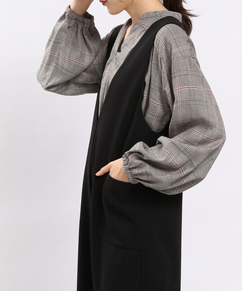 GLOBAL WORK Smile Seed Store(グローバルワーク スマイルシードストア)の「レーヨンスキッパーブラウス/965458(シャツ/ブラウス・レディース・チャコール/グレー系その他/杢グレー/グレー系その他6/グレー・X-LARGE/SMALL/MEDIUM/LARGE)」の7枚目の写真