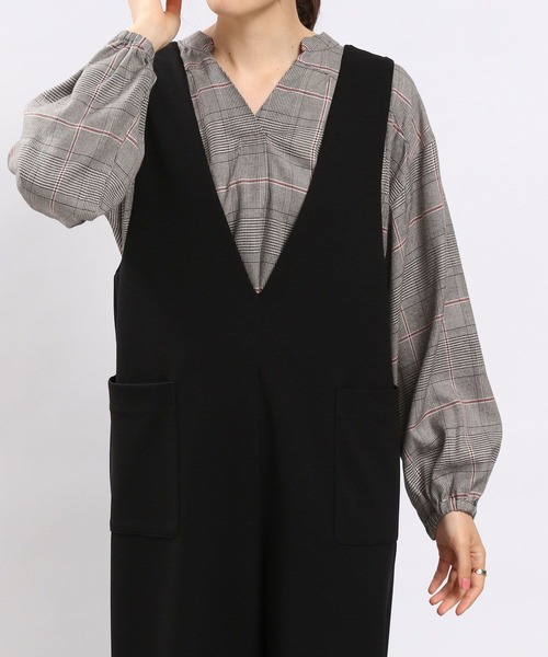 GLOBAL WORK Smile Seed Store(グローバルワーク スマイルシードストア)の「レーヨンスキッパーブラウス/965458(シャツ/ブラウス・レディース・チャコール/グレー系その他/杢グレー/グレー系その他6/グレー・X-LARGE/SMALL/MEDIUM/LARGE)」の8枚目の写真