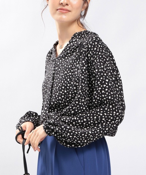 GLOBAL WORK Smile Seed Store(グローバルワーク スマイルシードストア)の「レーヨンスキッパーブラウス/965458(シャツ/ブラウス・レディース・チャコール/グレー系その他/杢グレー/グレー系その他6/グレー・X-LARGE/SMALL/MEDIUM/LARGE)」の12枚目の写真