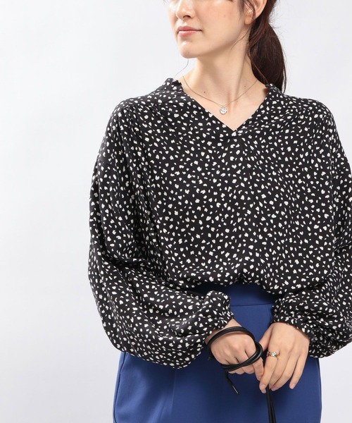 GLOBAL WORK Smile Seed Store(グローバルワーク スマイルシードストア)の「レーヨンスキッパーブラウス/965458(シャツ/ブラウス・レディース・チャコール/グレー系その他/杢グレー/グレー系その他6/グレー・X-LARGE/SMALL/MEDIUM/LARGE)」の13枚目の写真