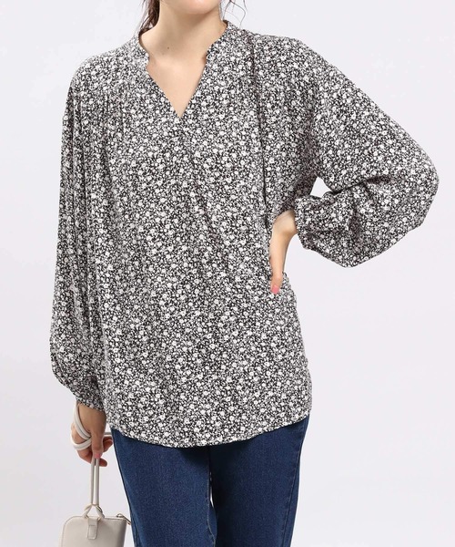 GLOBAL WORK Smile Seed Store(グローバルワーク スマイルシードストア)の「レーヨンスキッパーブラウス/965458(シャツ/ブラウス・レディース・チャコール/グレー系その他/杢グレー/グレー系その他6/グレー・X-LARGE/SMALL/MEDIUM/LARGE)」の18枚目の写真